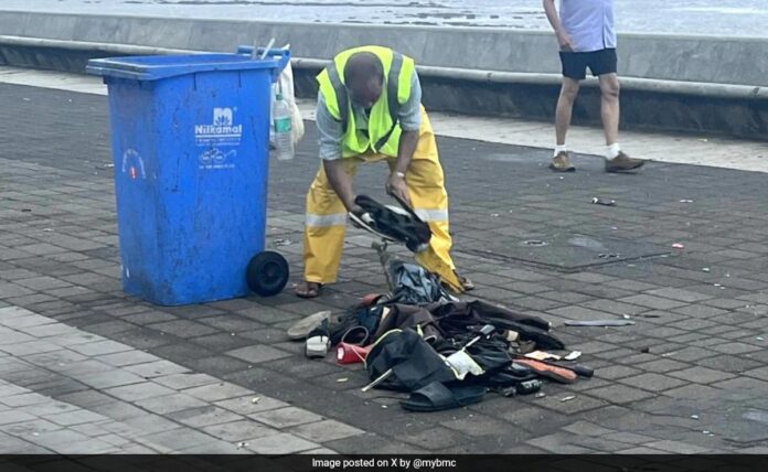 After Team India Parade, Mumbai Civic Body BMC Collects Tonnes Of Garbage, Footwear