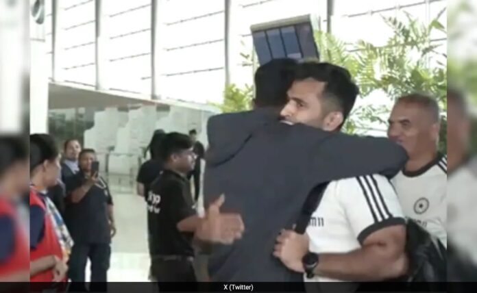 Hardik Pandya Hugs Abhishek Nayar As Team India Leaves For Sri Lanka. Watch