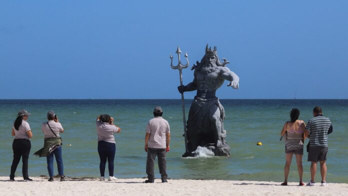 Mexico 'cancels' statue of Greek god Poseidon after complaint from Maya groups