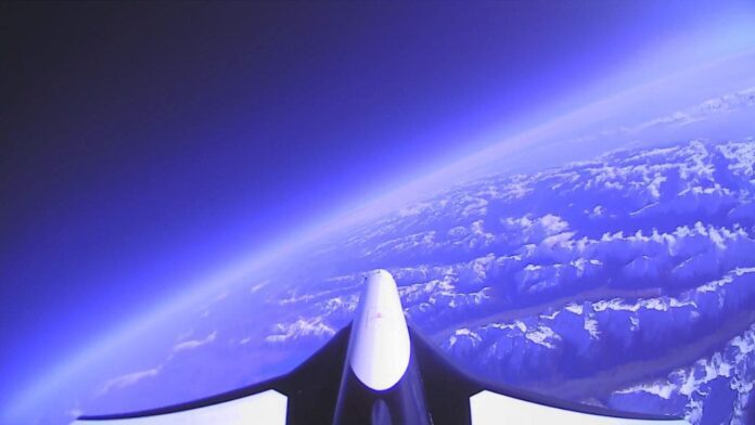 A spaceplane breaks barriers, reaching incredible heights and speeds