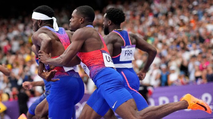 US men's 4x100m relay team disqualified after botched handoff in final at Paris Olympics