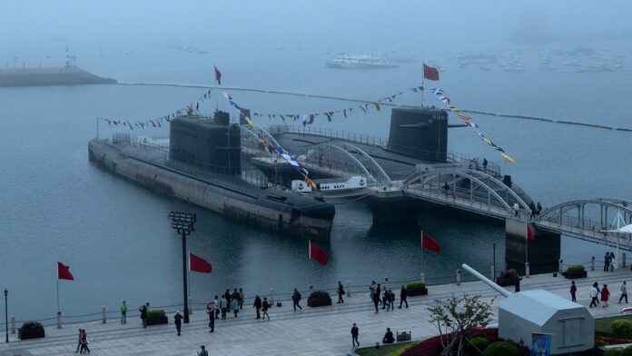 Chinese officials cover up sinking of country’s newest nuclear-powered submarine tied to a pier