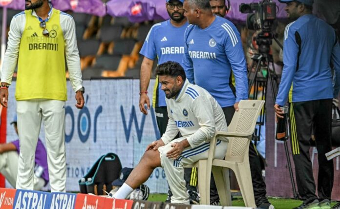 Rishabh Pant Hit On Leg In Which He Had Surgery After Car Accident. RohIt Sharma Says, 