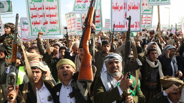 Houthis declare total ban on Israeli ships in Red Sea as US hits back