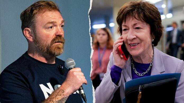Maine Senate candidate Platner trails Collins by 21 points with workers
