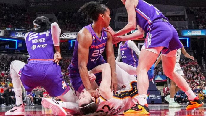 Mercury's Alyssa Thomas suspended after fist to Caitlin Clark's neck