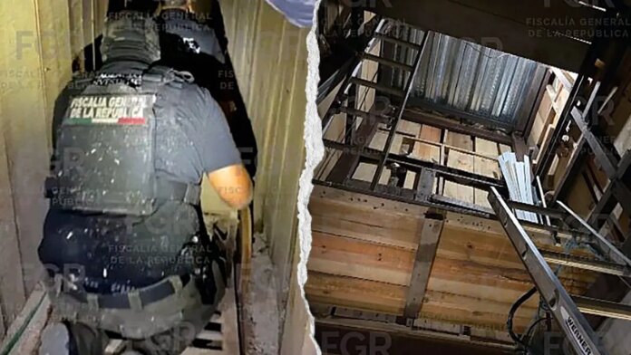 Mexico uncovers 870-foot tunnel with electronic rail near US border