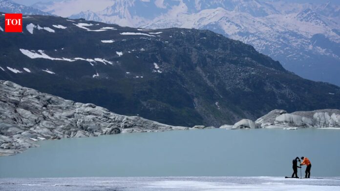 Switzerland Glaciers: Swiss glaciers shrink as climate crisis fuels extreme heat across Europe