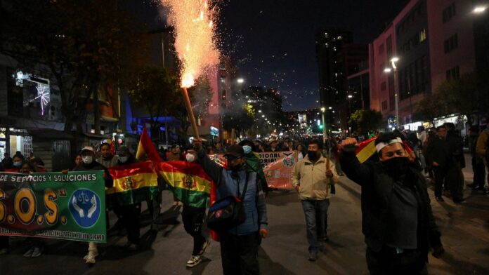 US condemns efforts to 'overthrow' Bolivian president as mass unrest continues