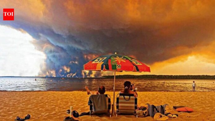 French Wildfire: French wildfire created a monster cloud, unleashing lightning that ignited more fires