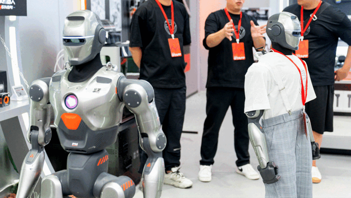 Humanoid robot kicks child during public show in viral safety clips