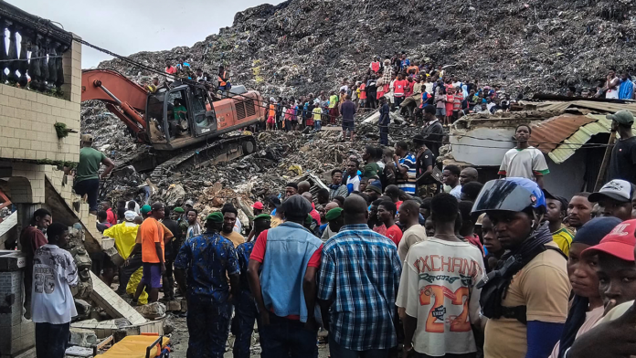 Guinea landfill collapse kills at least 30 after heavy rain