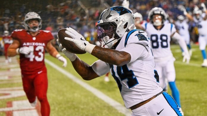 Panthers rookie Haynes King wins Hall of Fame game with late TD run