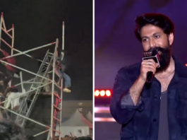 Toxic pre-release event halted midway by Yash after massive speaker stand collapses, injures fans