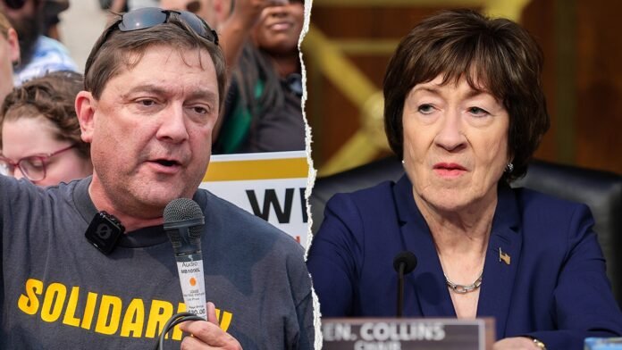 Dem rival silent after Susan Collins office targeted with vulgar graffiti