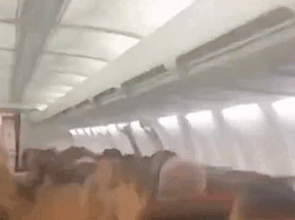 Passengers scream as Iranian plane cabin shakes violently during flight: video