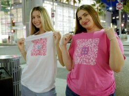 QR code clothing turns your T-shirts into a digital business card