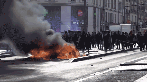 Student protests in France