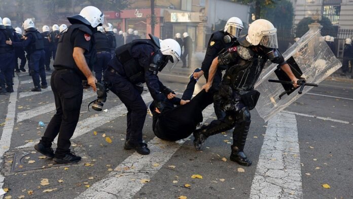 Violent Albania protests enter third day as prime minister refuses to resign