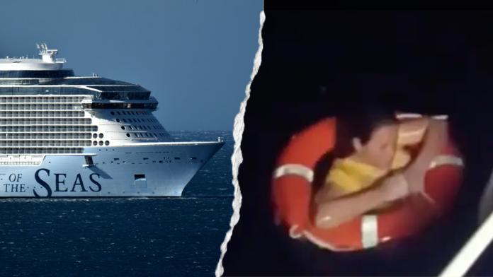 Woman rescued after 20 hours overboard from Royal Caribbean cruise
